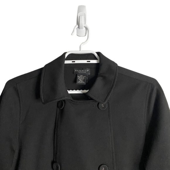 Rafaella Petites Women's Black Button Blazer Jacket - Picture 2 of 7